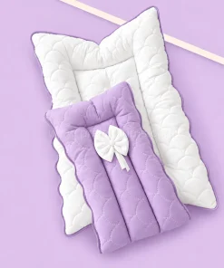 Premium Soft Cotton Kangaroo Wrapper(65x35cm) - Light Lavender - KW1 - Image 2