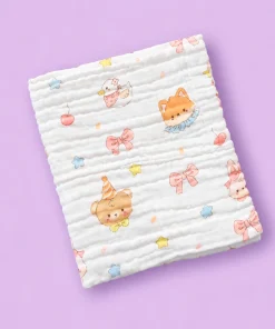 Alternative view of Baby Muslin Cotton Bath Towel Pack Of 3 (50x100cm) - BT1