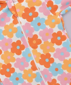 Alternative view of Hooded Sleeping Suit - Color Big Flower - SS1