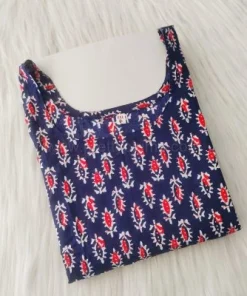 Alternative view of Daily Wear Maternity/ Feeding Dress - DMFK - Indigo Blue WITH