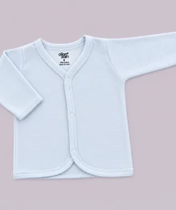 Alternative view of Full Sleeve Jhabla Front Button (Pack of 3) - White Black Star , Blue Stripe , Beige  - FSJ1