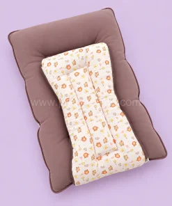 Premium Soft Cotton Kangaroo Wrapper(65x35cm) - Light Pink with Red Animal and Dark Onion Pink - KW1 - Image 2