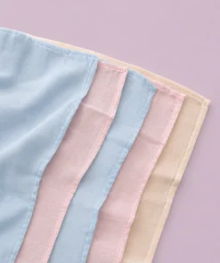 Alternative view of Muslin Cotton Nappy Cloth - Single Layer (60x60cm) - Assorted Combo Pack 5 - NC1